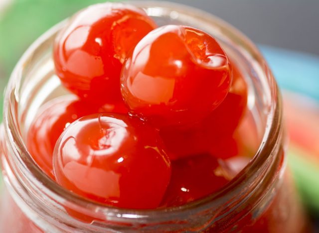 Maraschino cherries unhealthiest foods