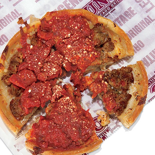 uno deep dish chicago style pizza