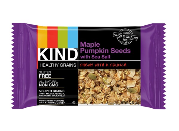 best foods for netflix and chill - kind maple pumpkin seeds bar