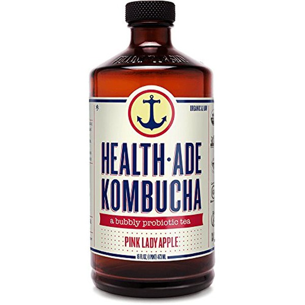 bottle of health ade kombucha