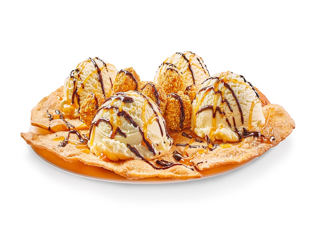 buffalo wild wings loaded ice cream tortilla