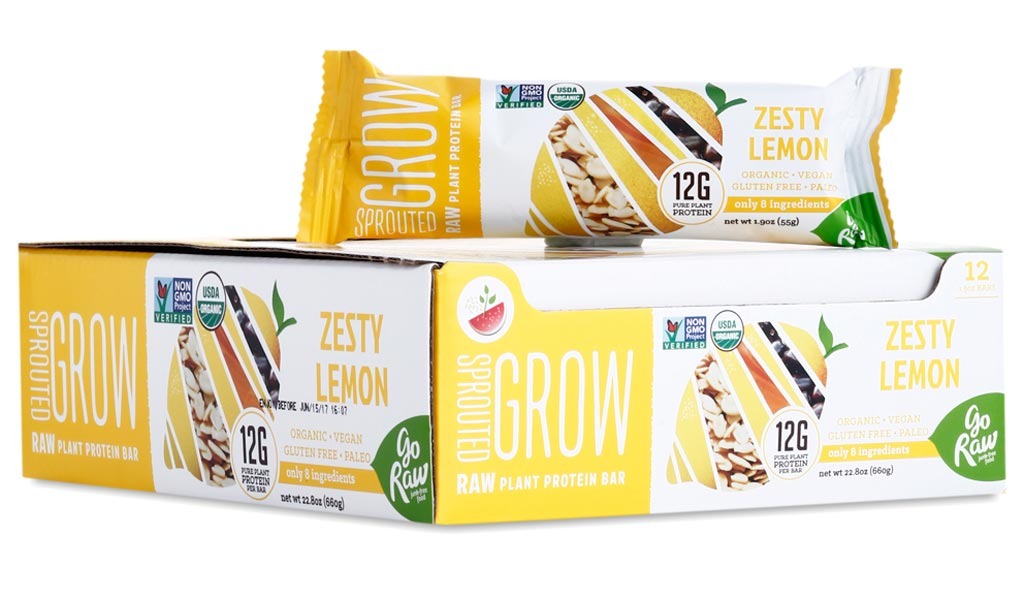 go raw sprouted grow zesty lemon bars