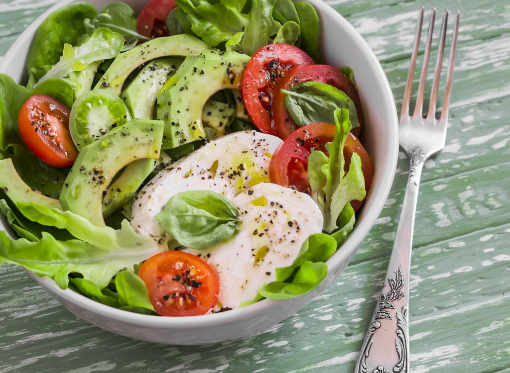 avocado and cheese salad