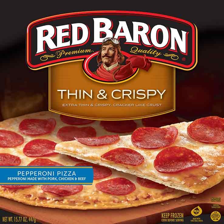 Red baron thin pepperoni