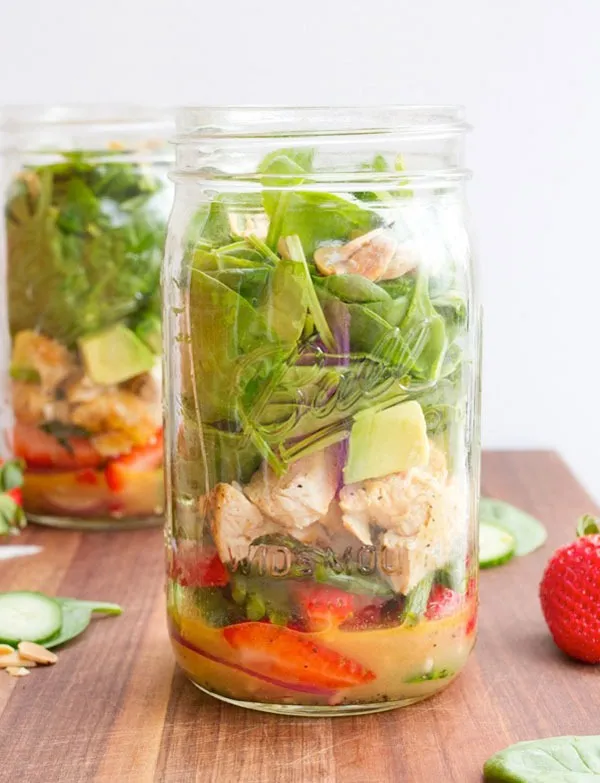 Mason Jar Salad Recipes, 1500-1800 Calories