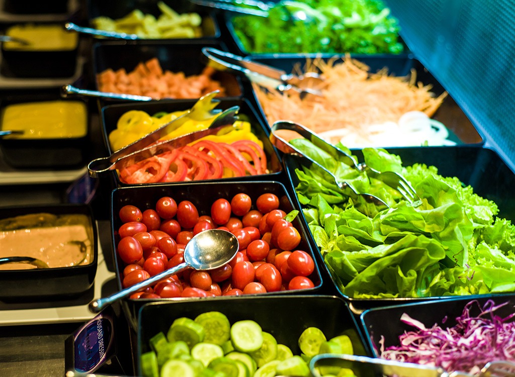 Save calories salad bar