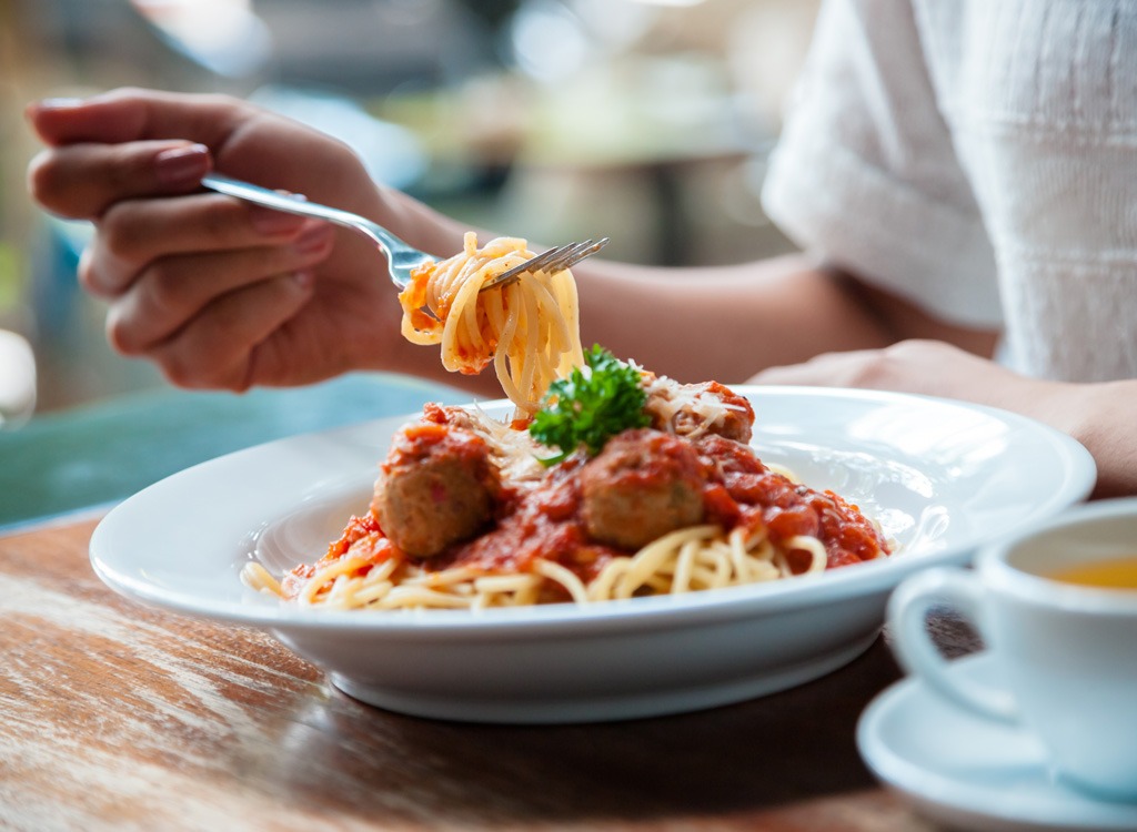 spaghetti and meatballs