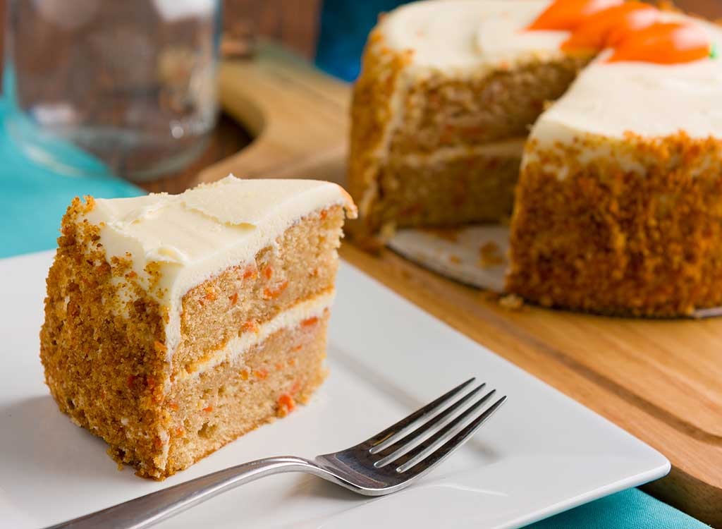 Shutterstock. carrot cake homemade. 