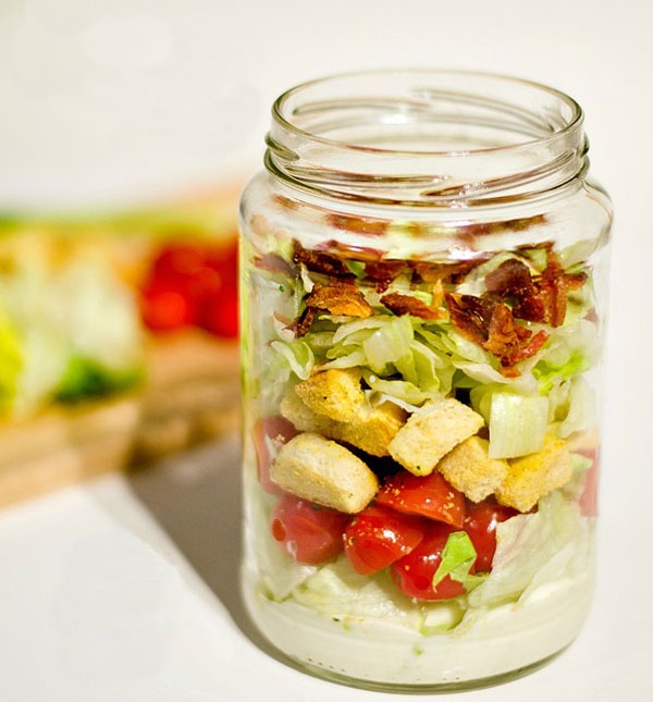 BLT Mason Jar Salad