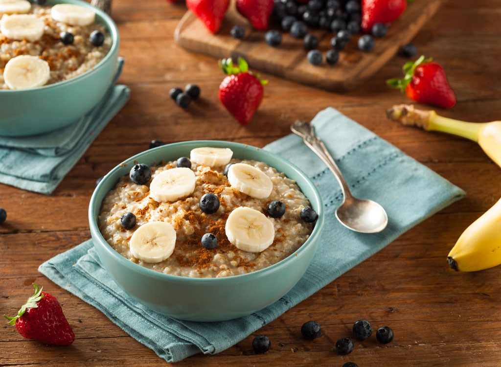 oatmeal in a bowl