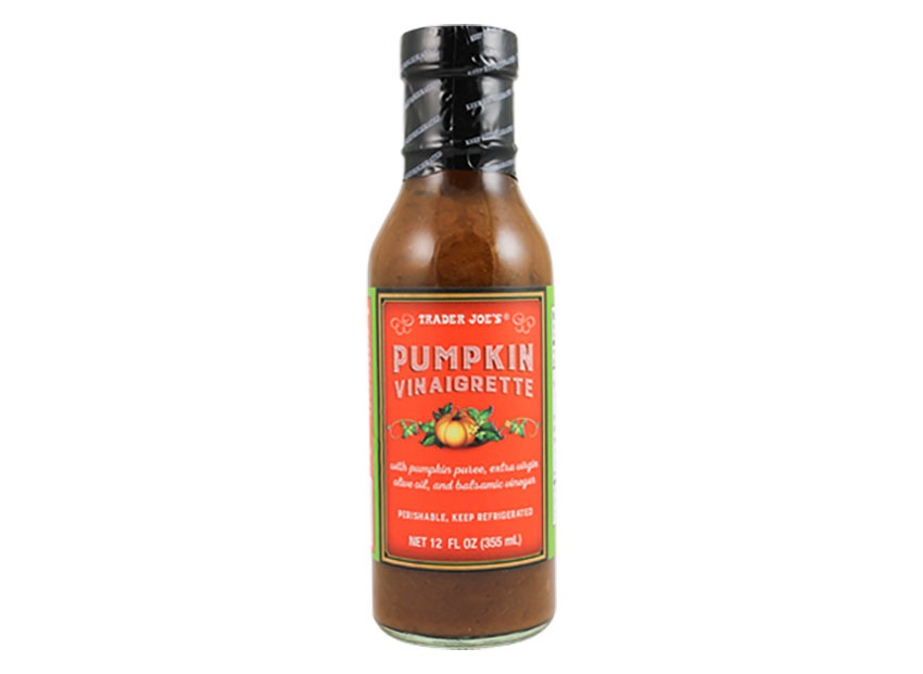 trader joes pumpkin vinaigrette bottle