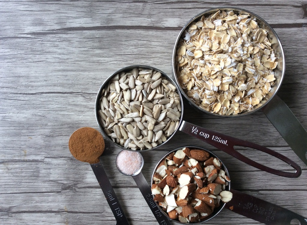 measuring cups of grains