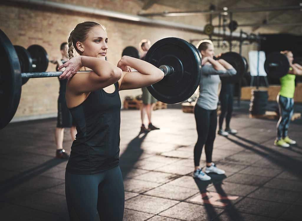 Workout with weights