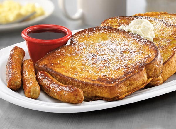 French toast sausage maple syrup