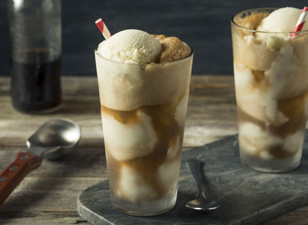 Root beer float