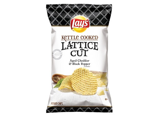 Lay's Kettle Cooked Lattice Cut Chips