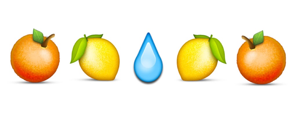 Emoji health questions detox water