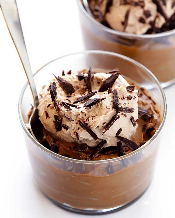 dark chocolate avocado mousse