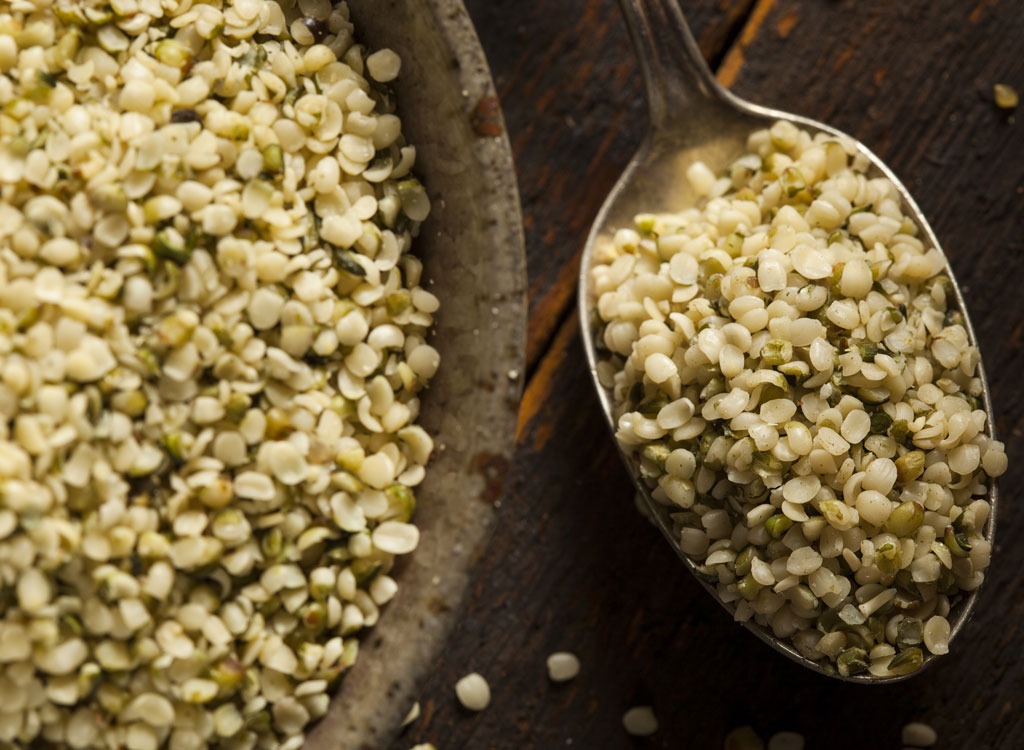 Hemp seeds - muscle building foods