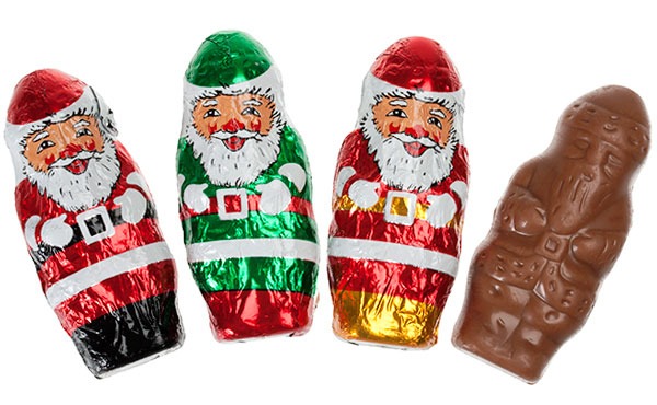 SEASONAL SWEETS MILK CHOCOLATE SANTAS