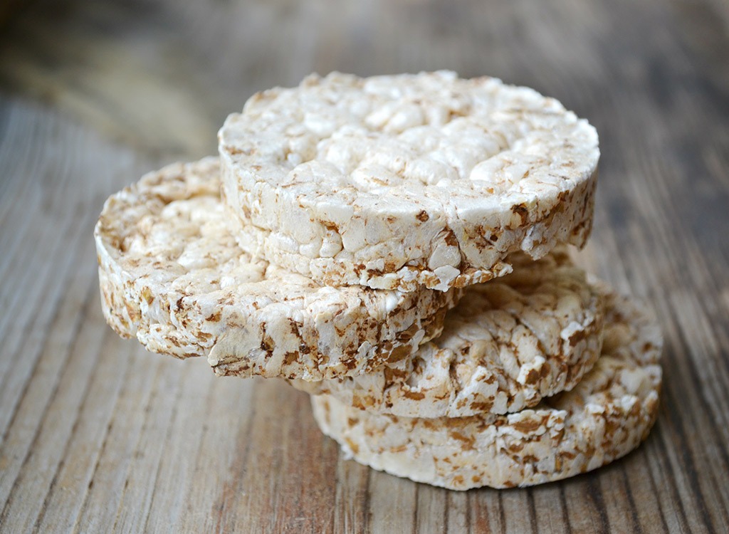 worst healthy snacks rice cakes