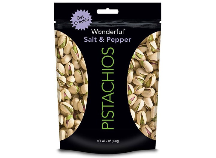 Wonderful salt and pepper pistachios