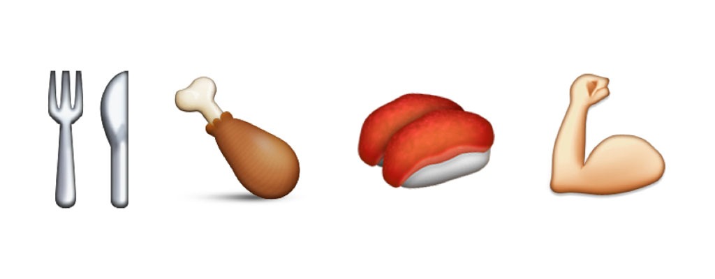 Emoji health protein