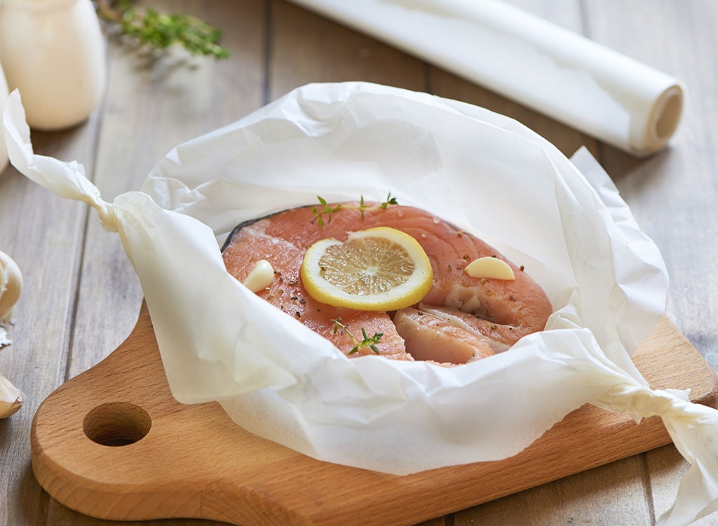 salmon parchment paper