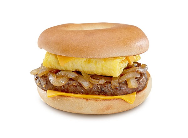 mcdonalds menu breakfast steak egg and cheese bagel