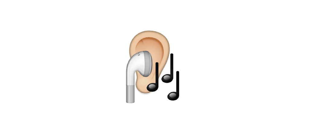 Emoji health questions listen to music
