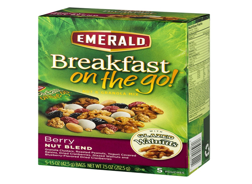 emerald breakfast on the go berry nut blend