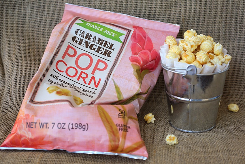trader joes popcorn bag cup