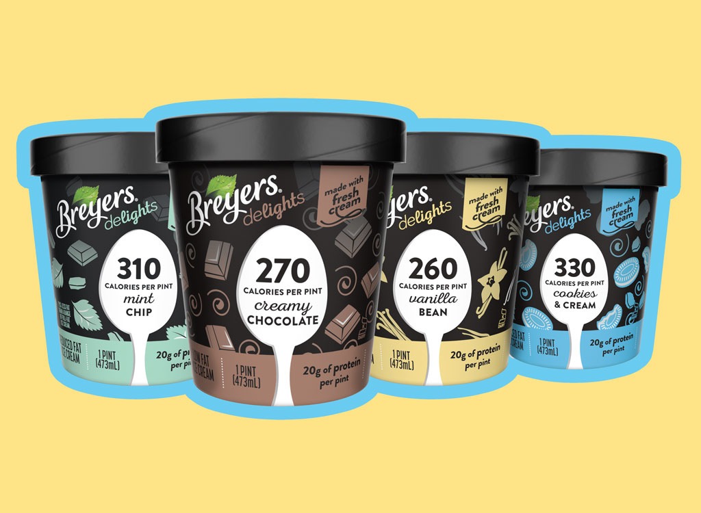 Score A First Look At Breyers' New LowCal, HighProtein Ice Cream Eat This Not That