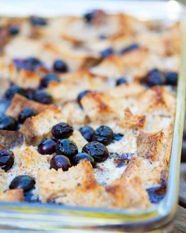 clean eating blueberry french toast casserole