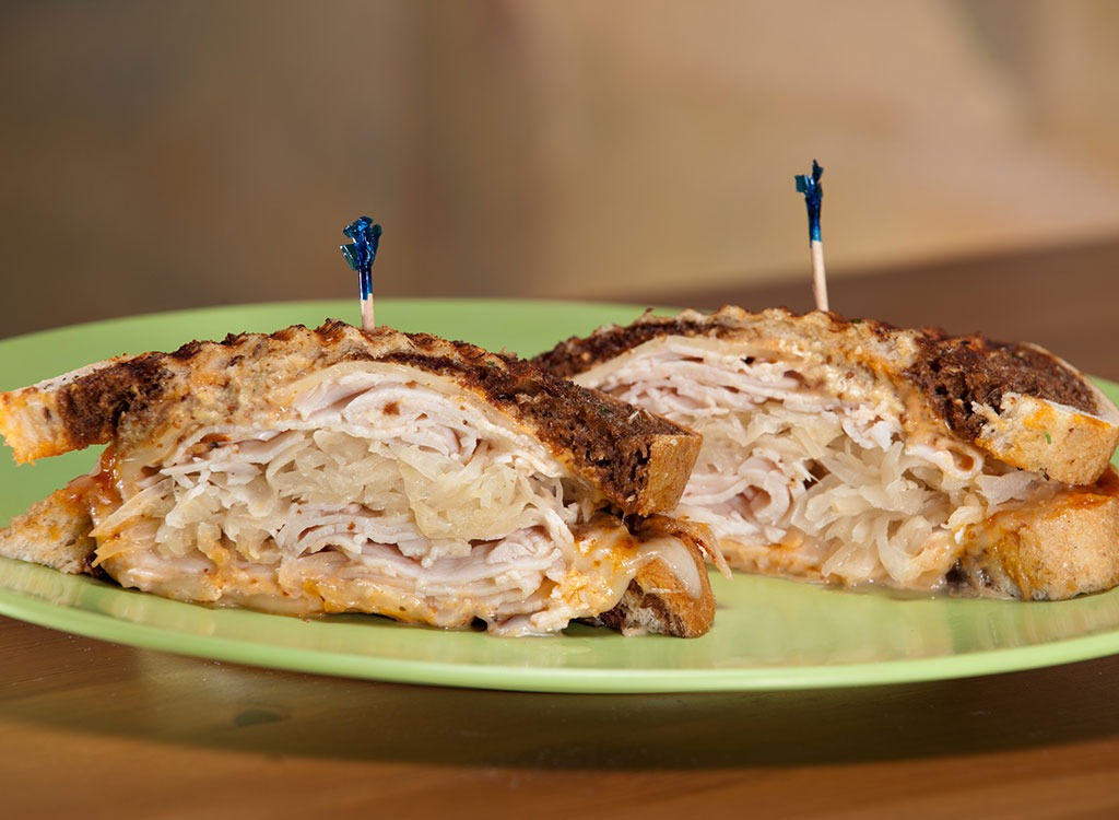 turkey reuben sandwich