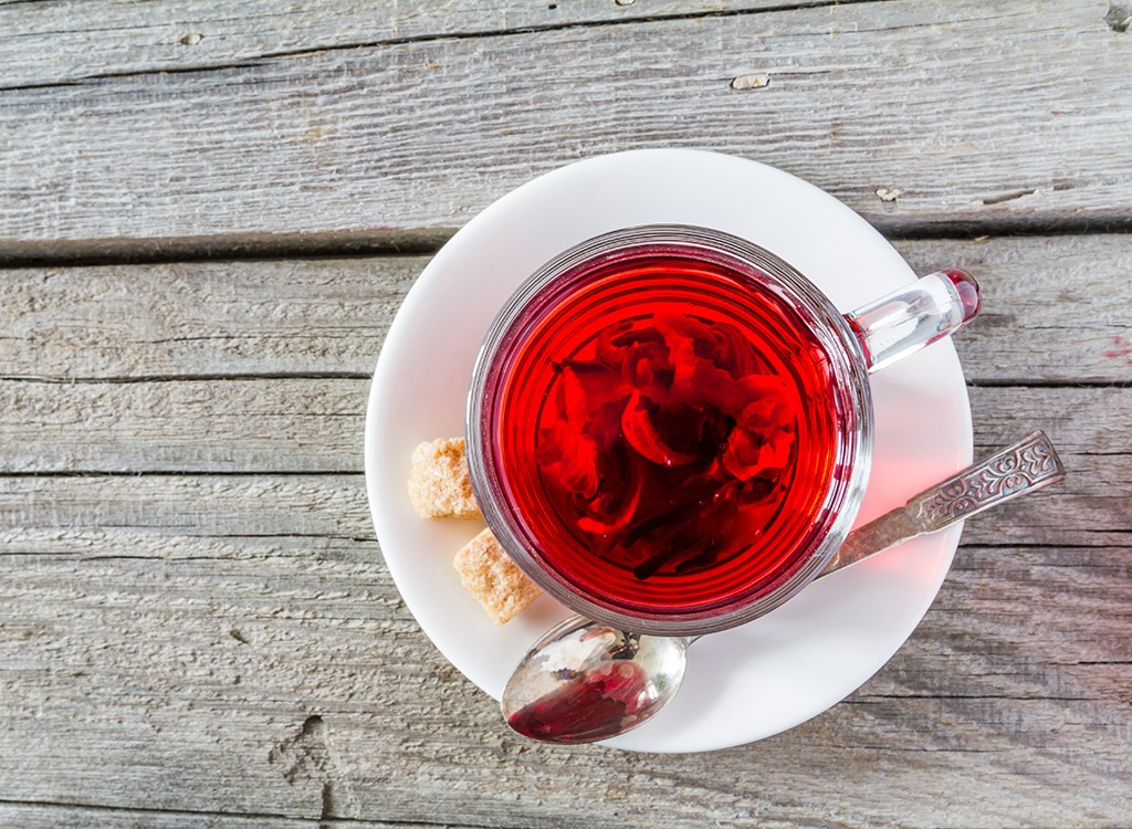 best teas for weight loss - hibiscus tea