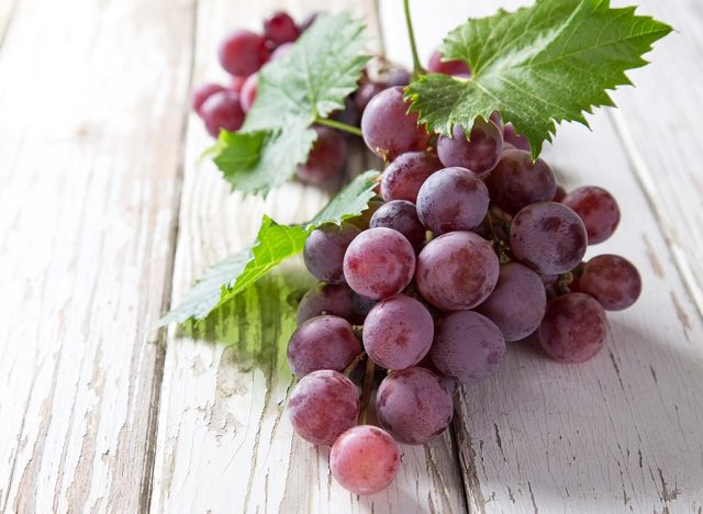 Sugary fruits ranked grapes