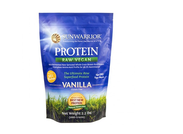 sunwarrior vanilla protein powder