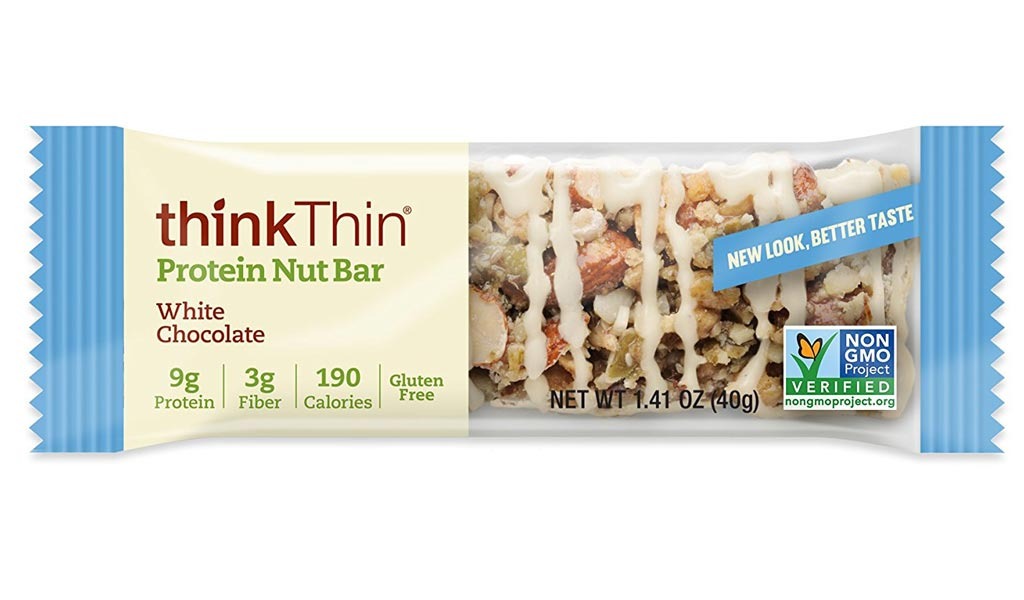 thinkthin white chocolate protein nut bar