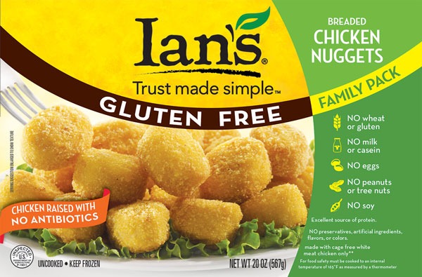 Ians Natural Foods Gluten-Free Chicken Nuggets