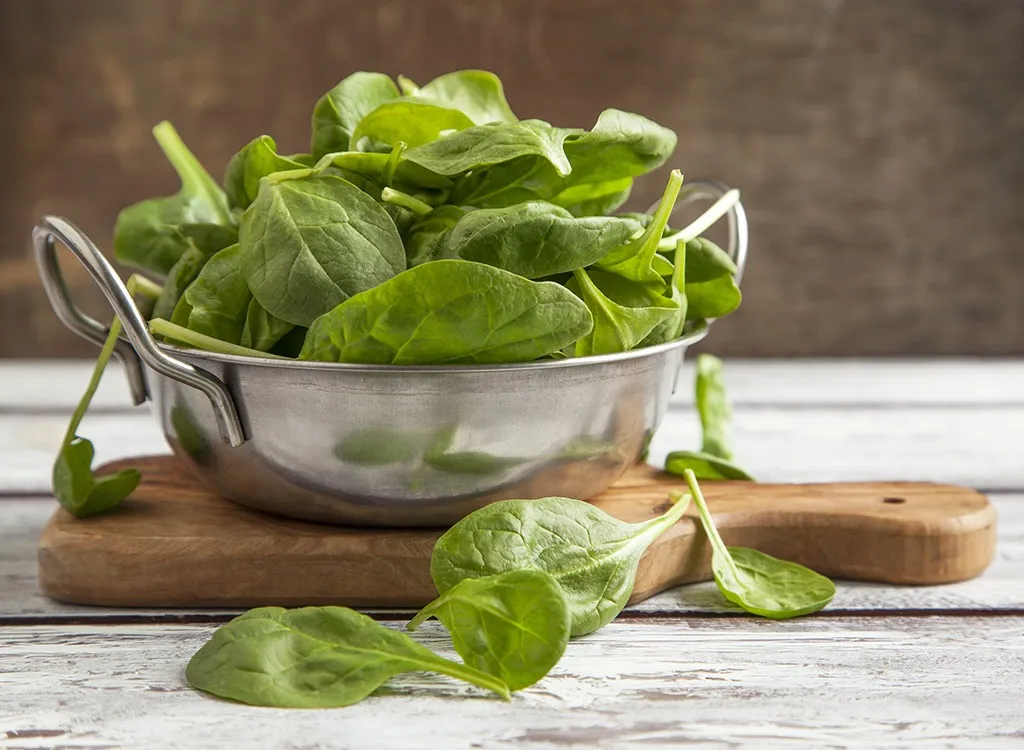 best foods for orgasm and libido - spinach