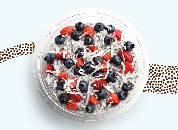 jamba juice berry berry coconut chia pudding cup