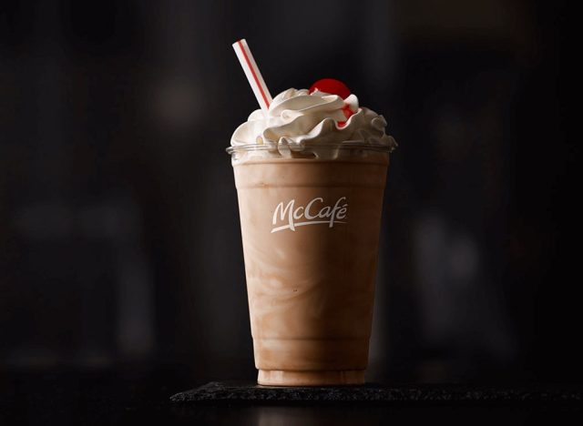 Mcdonalds chocolate shake