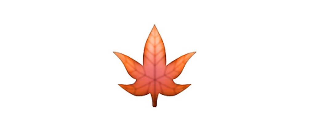 Emoji health questions maple leaf