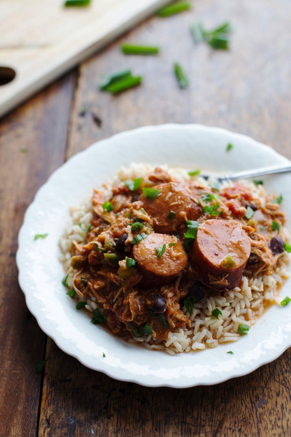 creole chicken & sausage