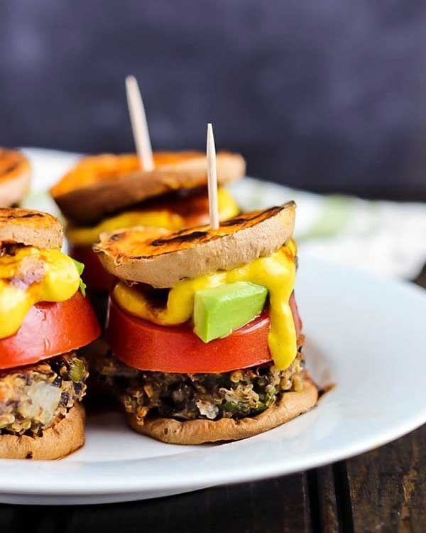 vegan sweet potato sliders