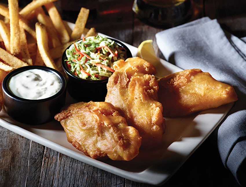 Applebees fish and chips