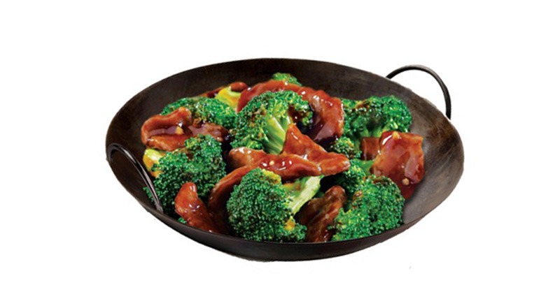 Panda express beef broccoli.