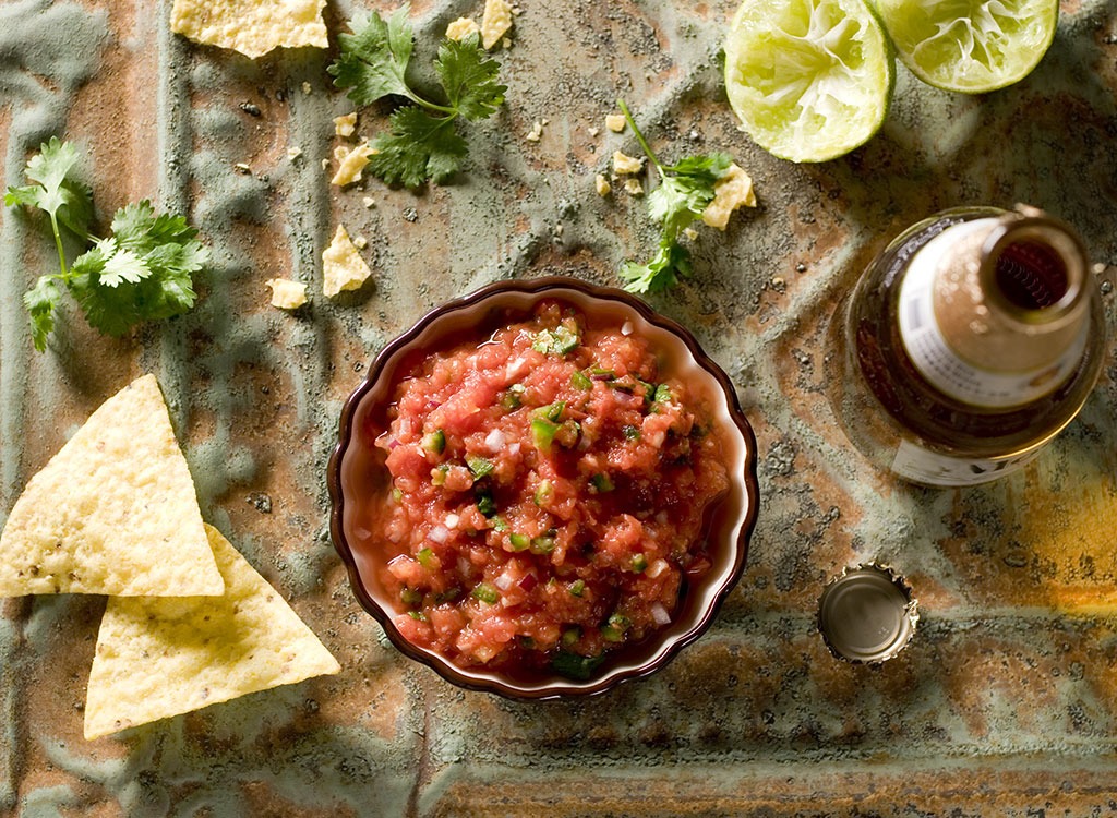 Bowl of salsa ready for some chips