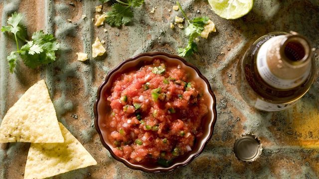 Bowl of salsa ready for some chips